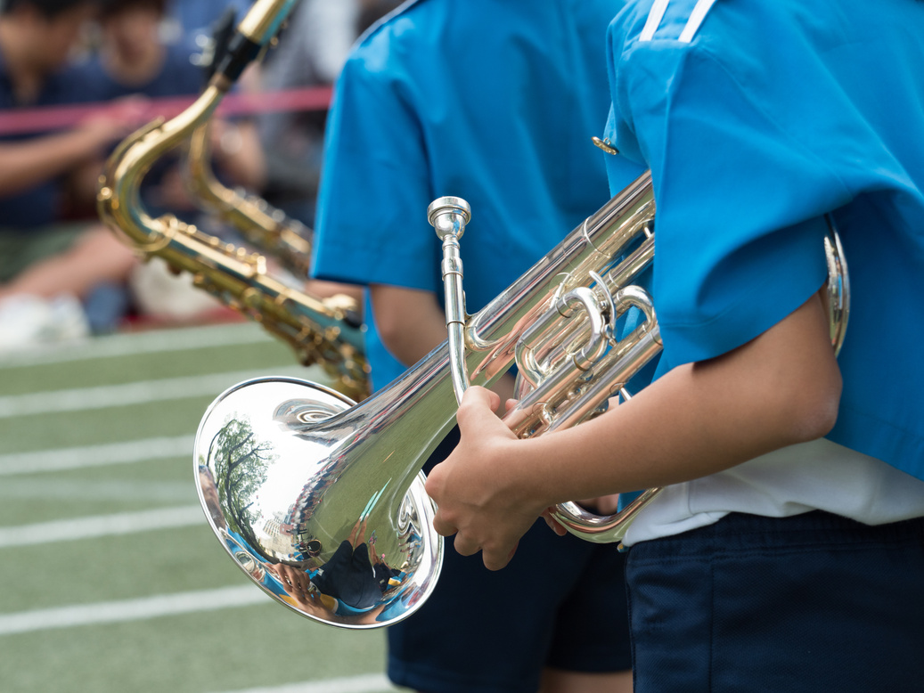 Elementary school marching band