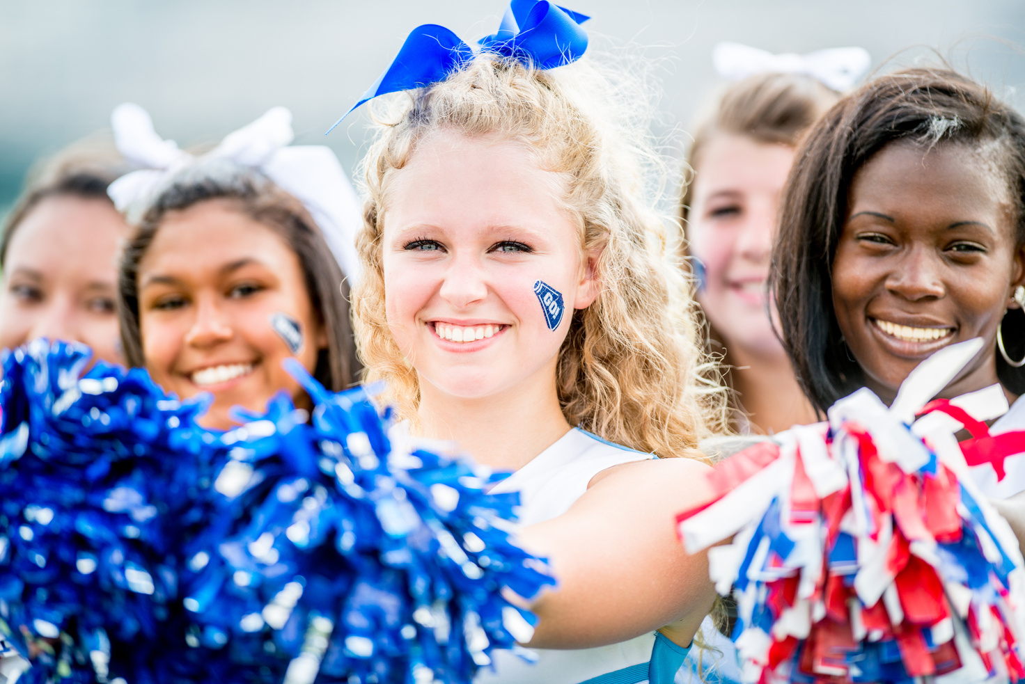 High school cheerleaders